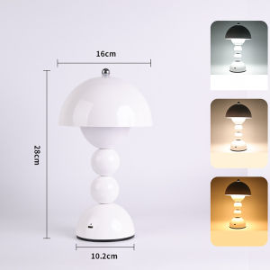Nordic LED table lamp with top touch switch bedroom bedside flower bud desk lamp living room dining table decoration LED light