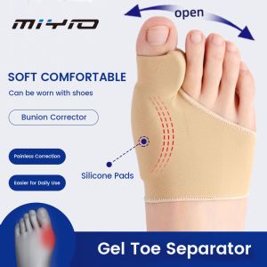 MIYIO 1 Pair Hallux Valgus Gel Toe Separator Bunion Corrector