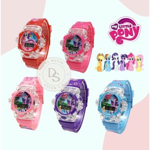 COD Jam Tangan Anak Cewek Digital Karakter Berbie Lampu dan Music melody