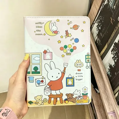 Cute Miffy B6 Notebook with Illustrated Color Pages Student Journal & Diary for Gifts