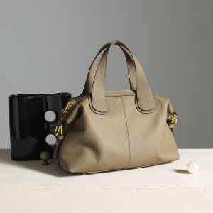 Túi Xách Nữ Sang Trọng Bằng Da Thật Túi Đựng Gối Dung Tích Lớn Khí Chất Quý Phái Thích Hợp Để Mua Sắm Túi Có Tay Cầm Lót Bông