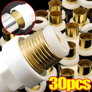 30Pcs 4-point Copper Core Sealing Washers Faucet Triangle Valve Sealed Gasket for Plumbing Pipe Water Hose Anti-drip Leakproof Gasket