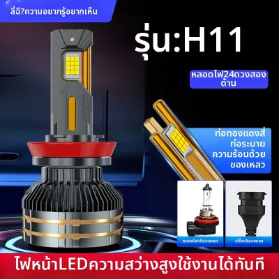 LIEQI | หลอดไฟ LED H4 คู่เลนส์ 3 ลำแสง