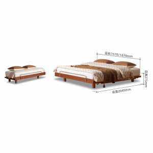 YUANSHI YUANSU | Floating Vintage Bauhaus Double Bed