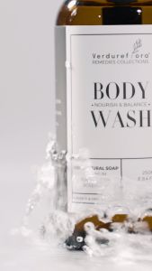 DAILY CLEANSE BODY WASH 100% Organic/Natural Ingredients with Peppermint Lavender Sweet Orange Essential Oil