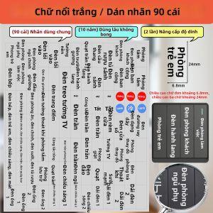 JUDUODUO | Nhãn Dán 3D Nổi Bóc Dán cho Công Tắc