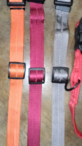 1-6pcs Pet Adjustable Nylon Webbing Single Collar