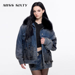 Studded Glitter Jeans Jacket