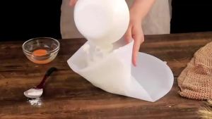 Túi Nhào Bột Silicon Cấp Thực Phẩm Dụng Cụ Làm Bánh Đa Năng Dùng Cho Bánh Mì Bánh Ngọt Pizza & Bánh Tortilla Máy Trộn Bột Thân Thiện Với Môi Trường