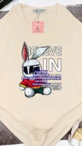 Áo Thun Cotton Tee In Vintage Đủ Màu Full Size