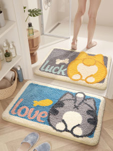Dajiang (大江) | Bathroom Mat Water Absorption Entrance Cartoon Thickened Flocking Anti-slip