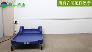 Heavy Duty Cleaning Trolley with Mop Broom Holder Multi Purpose Housekeeping Cleaner Janitor Cart Troli Restaurant Hotel