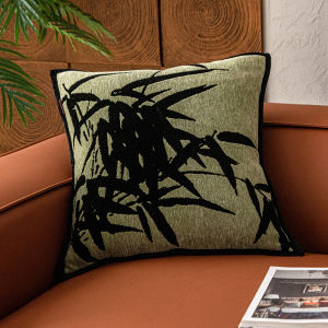 Áo Đệm Ghế Sofa Màu Nâu Phong Cách Trung Cổ Snow Leopard Sang Trọng Có Đệm Lót PP Cotton Hình Vuông Dùng Trong Gia Đình