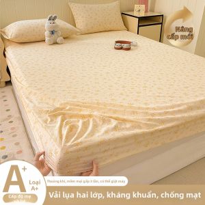 JIFANPAUL | Bộ Drap Giường Gạc Đôi Chống Bụi Có Thể Giặt