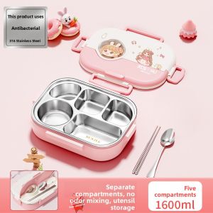 XIAOCHUSHU | Stainless Steel Insulated Lunch Box for Children Microwave Safe