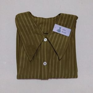 Alta Blouse Kemeja Korean Style Atasan Wanita Kancing Depan