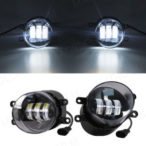 LED Fog Light For Toyota Corolla Camry Yaris RAV4 Prius CHR Hilux Lexus DRL Daytime Running Lights 3.5 Inch White Yellow