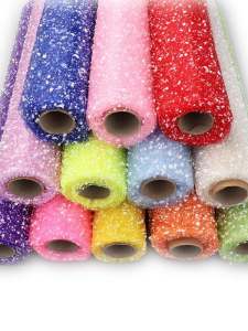 Handmade Valentines Day Floral Bouquet Fresh Flower Wrapping Material Mesh Paper Art Supplies for Florists And DIY Crafts