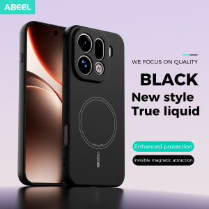 szhaiyu | For Magsafe Magnetic Wireless Charge Liquid Silicone Phone Case for For OPPO Find X9 Pro X9 Skin Feeling Soft Shockproof Cover