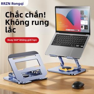 RQZN | Đế Đỡ Máy Tính Xoay Gấp Điều Chỉnh Được Nhôm