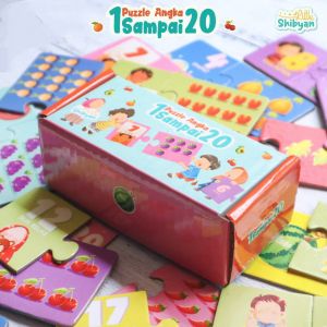 Puzzle Angka 1 Sampai 20