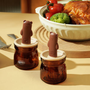 Mini Glass Oil Brush And Bottle Set BBQ Baking Integrated Design Heat Resistant Kitchen Cooking Utensil for Grilling And Baking