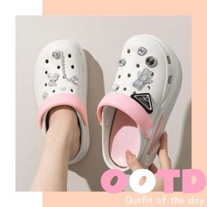 Tsion พลาดไม่ได้ รองเท้าแตะหัวโต แถมตัวติดน่ารัก พื้นยาง EVA สีสันสดใสน่ารักที่สุด เสริมส้นด้วยน๊า แบบสวมหรือรัดส้นก็ปัง สั่งเยยย