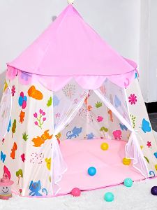 Tenda Anak Jumbo Model Rumah Camping Tent Playhouse Princess Castle Mainan Indoor Outdoor