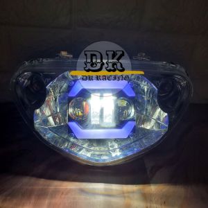 TERBARU LAMPU DEPAN DAYMAKER PLUS SEN SEIN MIO LAMA ATAU SPORTY LIS BIRU 2003-2008 LAMPU DEPAN MIO SPORTY REFEKTOR SEN TGP DAYMAKER