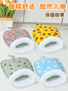 Warm Snuggly Cat Bed Tunnel Entrance Semi-Closed Style for Deep Sleep Autumn Winter Design Pet Supplies Cat House Sofa