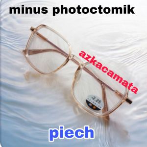 BARU BESTIEEE kacamata minus photocromik frame kotak drakor 2055 frame sesuai deskripsi cod