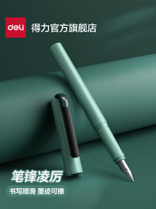 Deli Student Calligraphy Practice Steel Pen Travel Friendly Replaceable Ink Cartridge for Boys And Girls Ideal for Beginners
