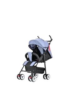 Xe đẩy gấp gọn cho bé Babychic Xe đẩy chống gù lưng cho bé nhờ thiết kế đỡ lưng cứng bánh xe xoay 360 độ có bộ phanh