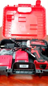 Mitsushi Cordless Drill Driver Set Electric Hammer Impact with 2pcs Battery Rechargeable Variable Speed Electric Screwdriver