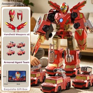 JIHU | Magnetic Construction Educational Transformation Assembly Toys for Boys 3-6 years