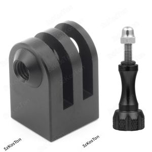 1/4 "อะแดปเตอร์ขาตั้งกล้องเล็กๆ CNC ฐานยึดขาเดียวสำหรับ GoPro HERO 12 11 10 9สำหรับ DJI OSMO Action 4 Insta 360 X4อุปกรณ์เสริมกล้อง