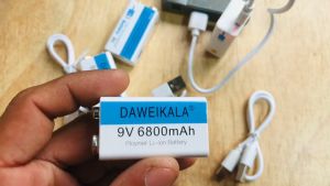COD DAWEIKALA Baterai 9 V Rechargeable Li-ion USB Type C 6800mAh D9V / baterai 9v bisa di cas / baterai kotak 9v recharger isi ulang / baterai metal detektor / bateray re charge 9 v / baterai mik mikrofon karaoke  / baterai kotak 9v isi ulang type c