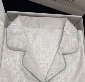 FH Baju Tidur Piyama Sutra Satin Untuk Wanita / Piyama Sutra Setelan Renda Polkadot/ Celana Pendek Lengan Pendek