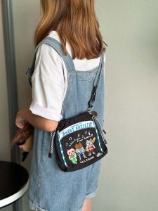 Ball Chain Embroider New Arrival Mini Crossbody Small Shoulder Bag Jeans for Autumn Small Mobile Phone Change and Key Trendy