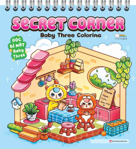 Sách Tô Màu - Secret Corner Baby Three Coloring: Góc Bí Mật Baby Three