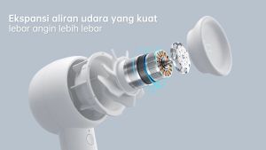 JISULIFE Kipas Angin Mini Portable Yang di cas Handheldfan Turbo Jet Brushless Kipas Tangan Super Dingin Kipas Kecil Terbaru