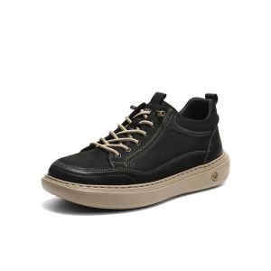 Belle | New Winter Warm Real Leather Men Work Shoes