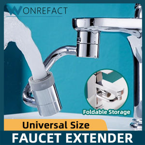 Dual-mode Effluent 1080° Rotatable Faucet Extender Washbasin Splash Prevention Nozzle Faucet Filter Faucets Robotic-Arm Spray Head Suitable For 22-24mm