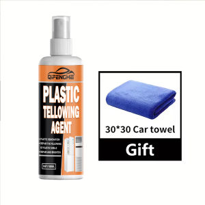 Plastic Yellowing Remover & AC Panel Restorer - Non-Damaging Formula Safe for Electronics Restores Faded White to Original