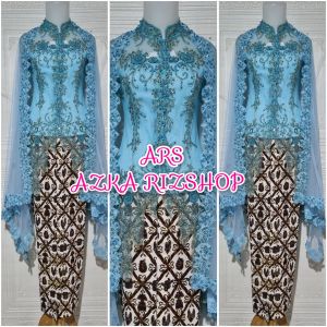 set kebaya pesta kebaya wisuda kebaya ibu hajat kebaya serbaguna + longtorso + rok dan slendang