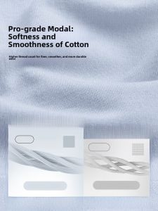 Ubras Modal No Trace Mens Underwear Pure Cotton 7A Antibacterial Breathable Skin-friendly Thin Four Corner Boxer Shorts