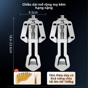 BESSGROUP | Giá Treo Gắn Tường Điều Chỉnh Độ Cao Mở Rộng Bảng Treo Đầy Đủ