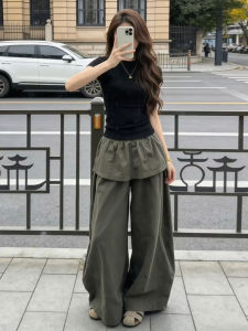 ZHENMANZI | Stylish New 2026 T-Shirt and Wide Leg Pants Set