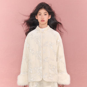 LOVESASAKIDS | Warm Comfortable Embroidered Velvet Jacket