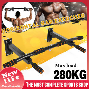 Door wall horizontal bar steel 350KG household Gym Workout Chin up Pull Up Push Up Training Bar Sport Fitness Sit-ups Fitness Equipment Wall Mounted Heavy Duty Pull Up Bar